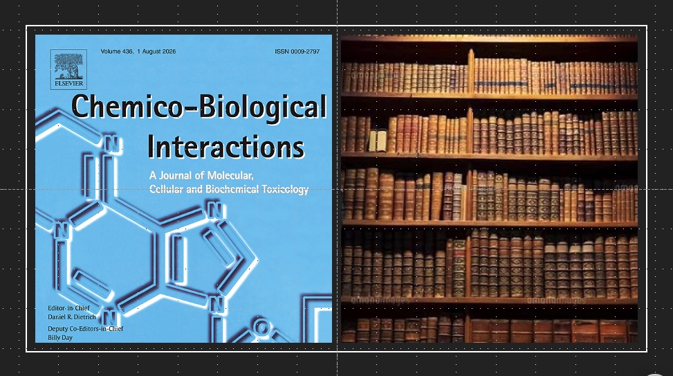 南里さん(大学院卒業生)らが進めてきた研究が、Chemico-Biological Interactions 誌に掲載されることが決定しました。